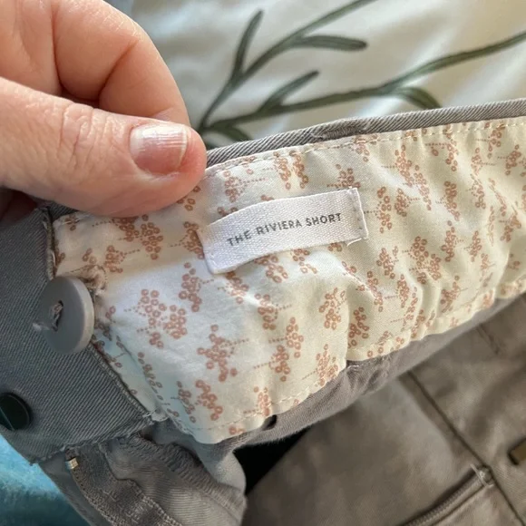 ANN TAYLOR LOFT Gray Riviera Chino Shorts Size Size‎ 4 | EUC - Picture 7 of 9
